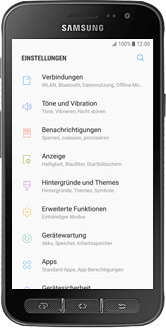 Flugmodus ein- oder ausschalten | Galaxy Xcover 4 | Untersttzung