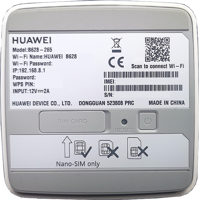 Noter les codes Wi-Fi | B628 | Assistance