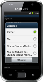 Lautstrke anpassen | I9001 Galaxy S Plus | Untersttzung