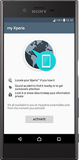 my xperia find my phone