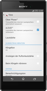Lautstrke anpassen | Xperia Style | Untersttzung